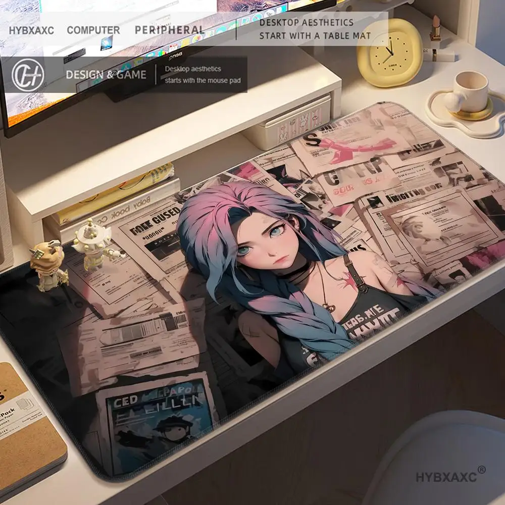 Cute Anime Girl Mouse Pad Pink Mousepad Big Kawaii Mouse Mat Computer Large Play Rubber rug Jinx Desk Mat Girls Beautiful 90x40
Cute Anime Girl Mouse Pad Pink Mousepad Big Kawaii Mouse Mat Computer Large Play Rubber rug Jinx Desk Mat Girls Beautiful 90x40
