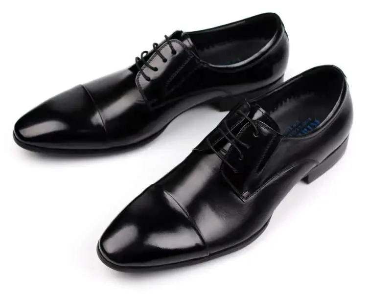 Genuine Leather Men's Shoes British Pointed Business Dress Leather European Version Lace Up Wedding Shoes Leather Shoes
Genuine Leather Men's Shoes British Pointed Business Dress Leather European Version Lace Up Wedding Shoes Leather Shoes