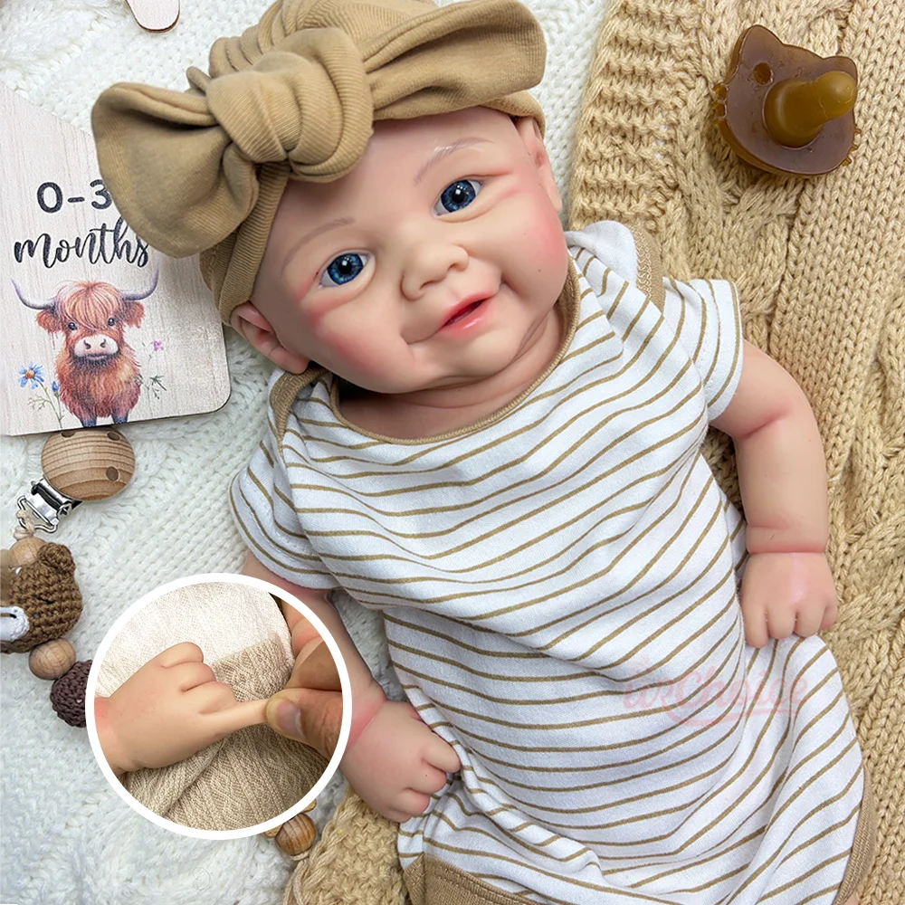 17Inch Cute Silicone Reborn Baby Doll Weighted Smile Painted/Unpainted Soft Reborn Bebe Girl/Boy Newborn For Thanksgiving Gift
17Inch Cute Silicone Reborn Baby Doll Weighted Smile Painted/Unpainted Soft Reborn Bebe Girl/Boy Newborn For Thanksgiving Gift