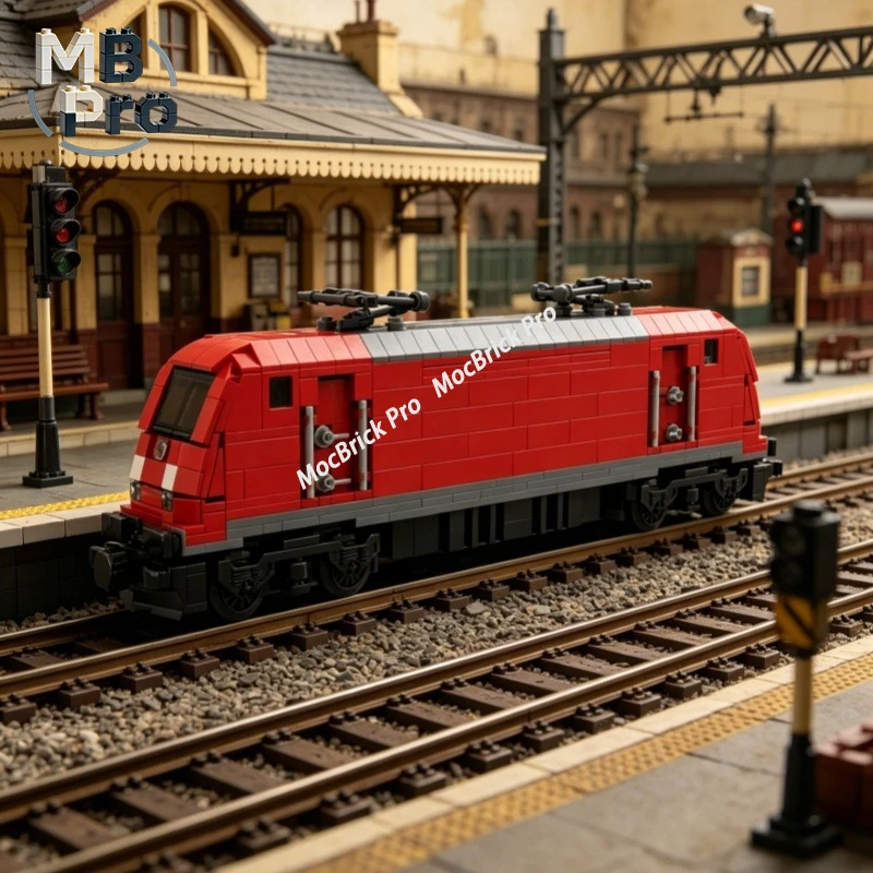 European Heavy Electric Locomotive Brick Set BR 152 EuroSprinter Style Train Model Building Blocks Toy Collector's Gift
European Heavy Electric Locomotive Brick Set BR 152 EuroSprinter Style Train Model Building Blocks Toy Collector's Gift