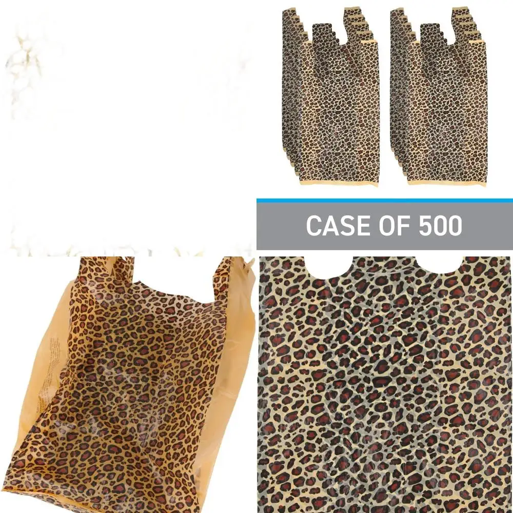 Прочные пластиковые сумки-тоут с леопардовым принтом — 11,5 для использования в малого бизнеса
Прочные пластиковые сумки-тоут с леопардовым принтом — 11,5 для использования в малого бизнеса