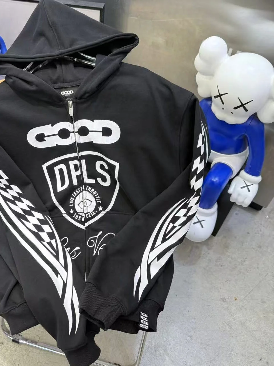 Good Functional Motorcycle Jacket Street Style Sweatshirt Hip Hop Print Elastic Sweat Absorbent Casual Loose Fit
Good Functional Motorcycle Jacket Street Style Sweatshirt Hip Hop Print Elastic Sweat Absorbent Casual Loose Fit