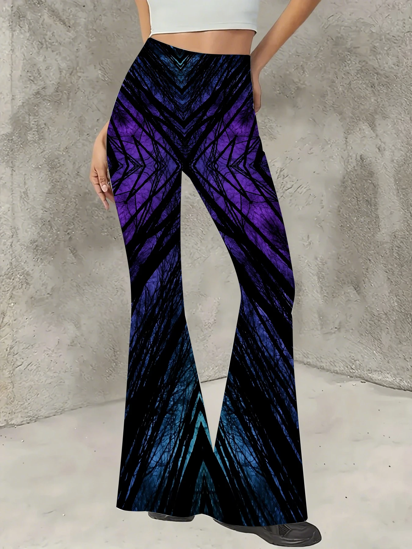 Women's All-Over Print Flared Leggings Stretchy High Waist Bell Bottom Pants
Women's All-Over Print Flared Leggings Stretchy High Waist Bell Bottom Pants