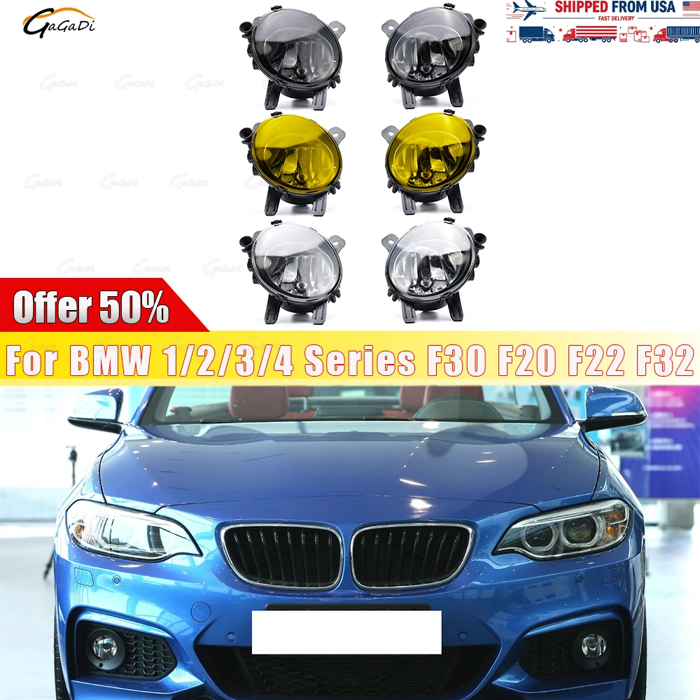 Fit for BMW 1/2/3/4 series F30 F20 F22 F32 Car front bumper fog lamp fog lamp with bulb turn signal assembly Car Accessories
Fit for BMW 1/2/3/4 series F30 F20 F22 F32 Car front bumper fog lamp fog lamp with bulb turn signal assembly Car Accessories