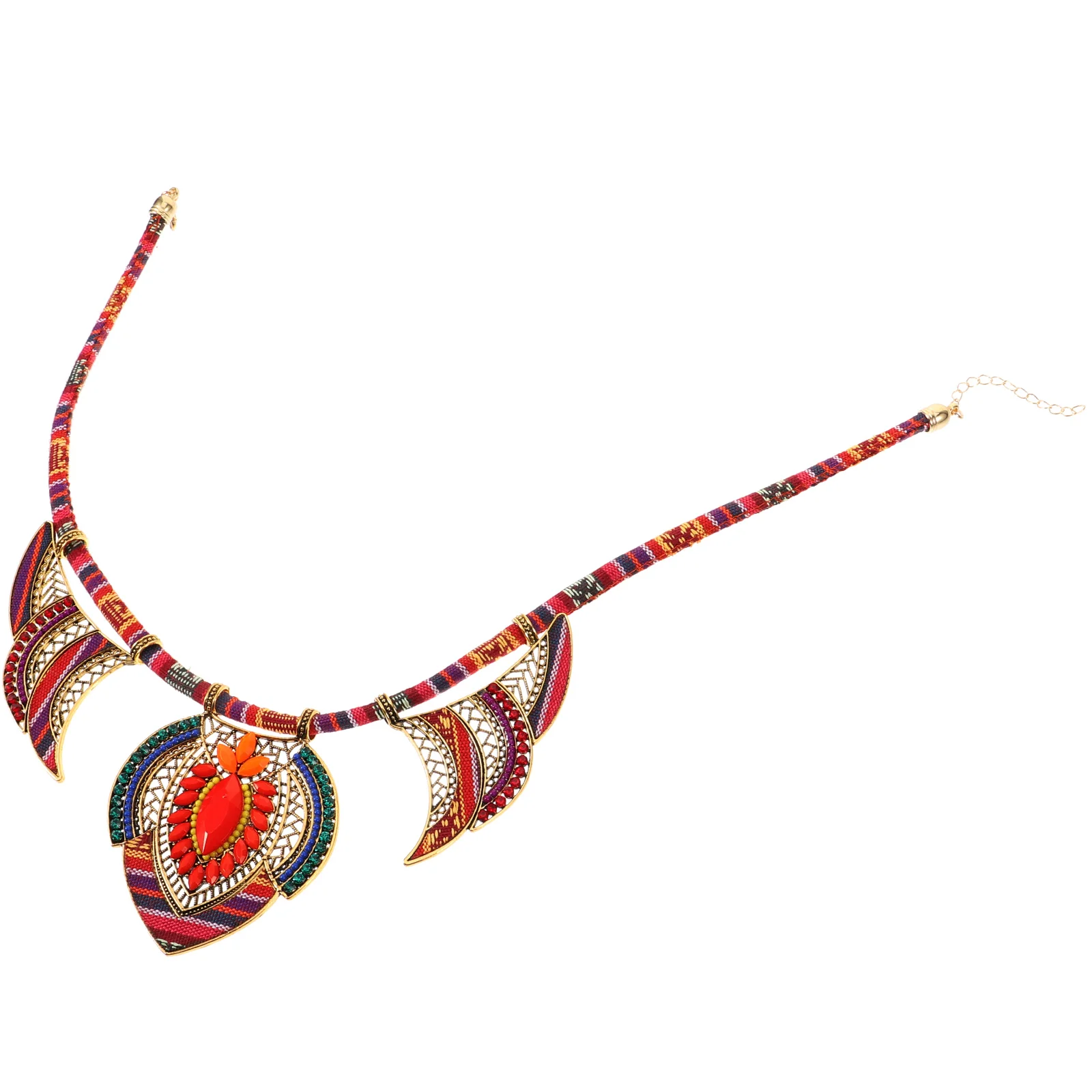 Colorful Cloth Rope Necklace Ethnic Style Bib Necklace Bohemian Jewelry Exaggerated Choker Daily Wear Casual Formal Outfit
Colorful Cloth Rope Necklace Ethnic Style Bib Necklace Bohemian Jewelry Exaggerated Choker Daily Wear Casual Formal Outfit
