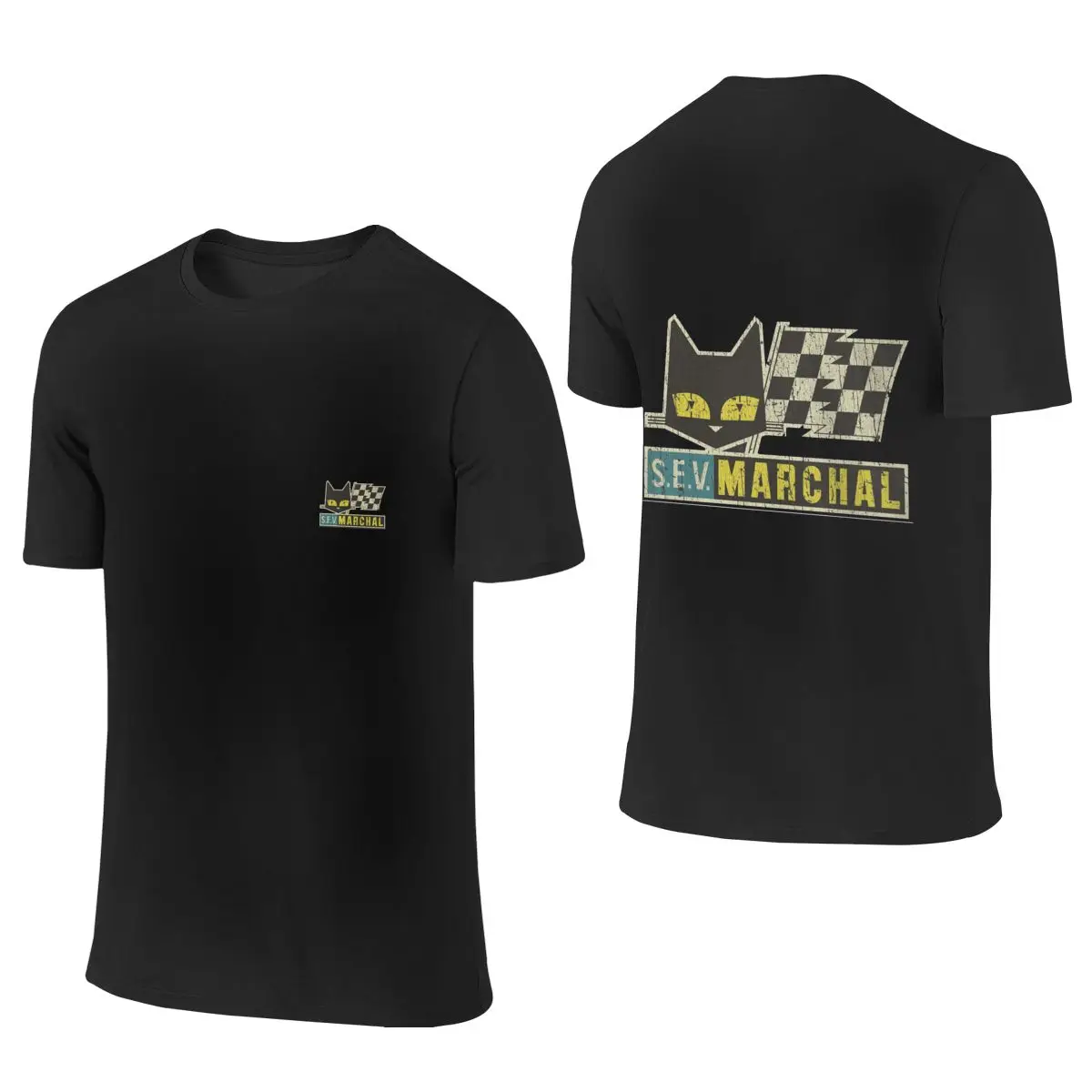 S.E.V. Marchal 1963 Men's Short Sleeve T-shirt Round Neck 100% Cotton T shirt S-6XL
S.E.V. Marchal 1963 Men's Short Sleeve T-shirt Round Neck 100% Cotton T shirt S-6XL