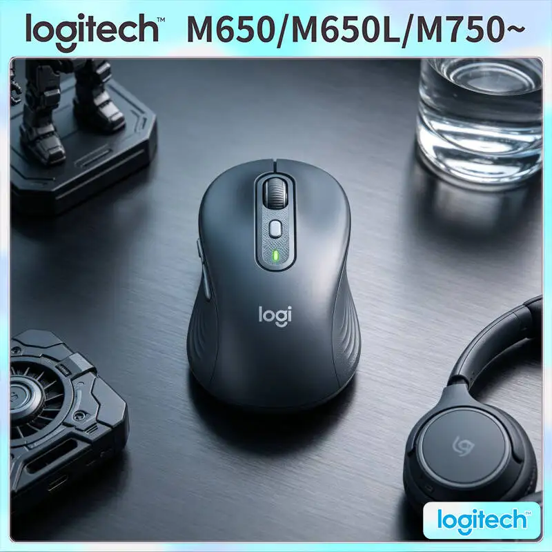 Logitech M650/M650L Wireless Mouse - Recycled Plastic Components, Ergonomic Contour, Silent Clicks, 20-Month Bluetooth Battery
Logitech M650/M650L Wireless Mouse - Recycled Plastic Components, Ergonomic Contour, Silent Clicks, 20-Month Bluetooth Battery