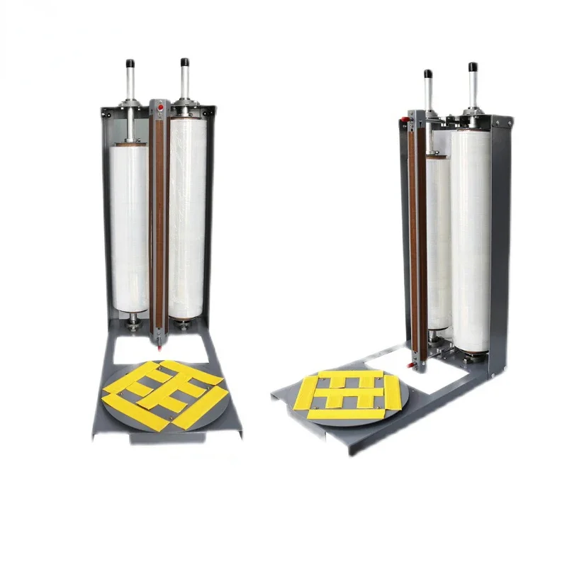 Dual Purpose Sealing Tape and Stretch Film Roll Wrap Dispenser with cutter for 3" diameter paper core
Dual Purpose Sealing Tape and Stretch Film Roll Wrap Dispenser with cutter for 3" diameter paper core