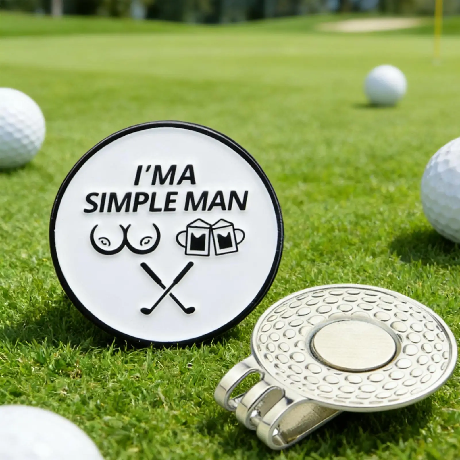 Зажим для шляпы для гольфа, магнитное украшение для шляпы для гольфа, металлический зажим для маркера мяча для матча на открытом воздухе, в помещении, тренировочный диапазон турнира
Зажим для шляпы для гольфа, магнитное украшение для шляпы для гольфа, металлический зажим для маркера мяча для матча на открытом воздухе, в помещении, тренировочный диапазон турнира