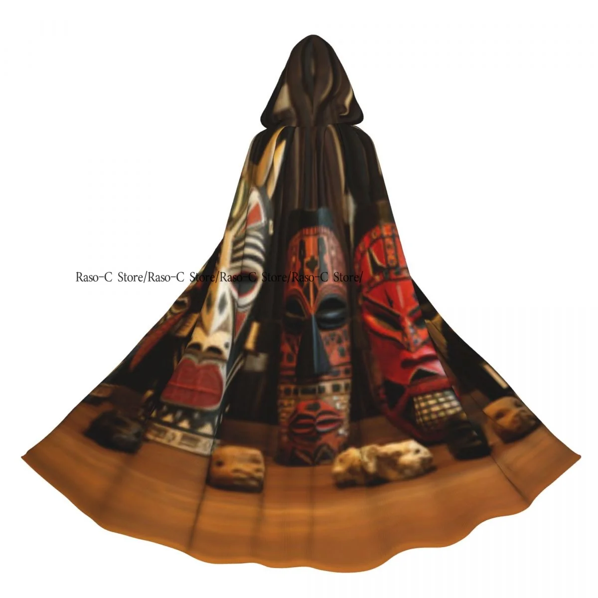 Плащ для взрослых, накидка с капюшоном, африканские племенные маски, средневековый костюм, ведьма, Викка, вампир, эльф, Пурим, карнавальная вечеринка
Плащ для взрослых, накидка с капюшоном, африканские племенные маски, средневековый костюм, ведьма, Викка, вампир, эльф, Пурим, карнавальная вечеринка