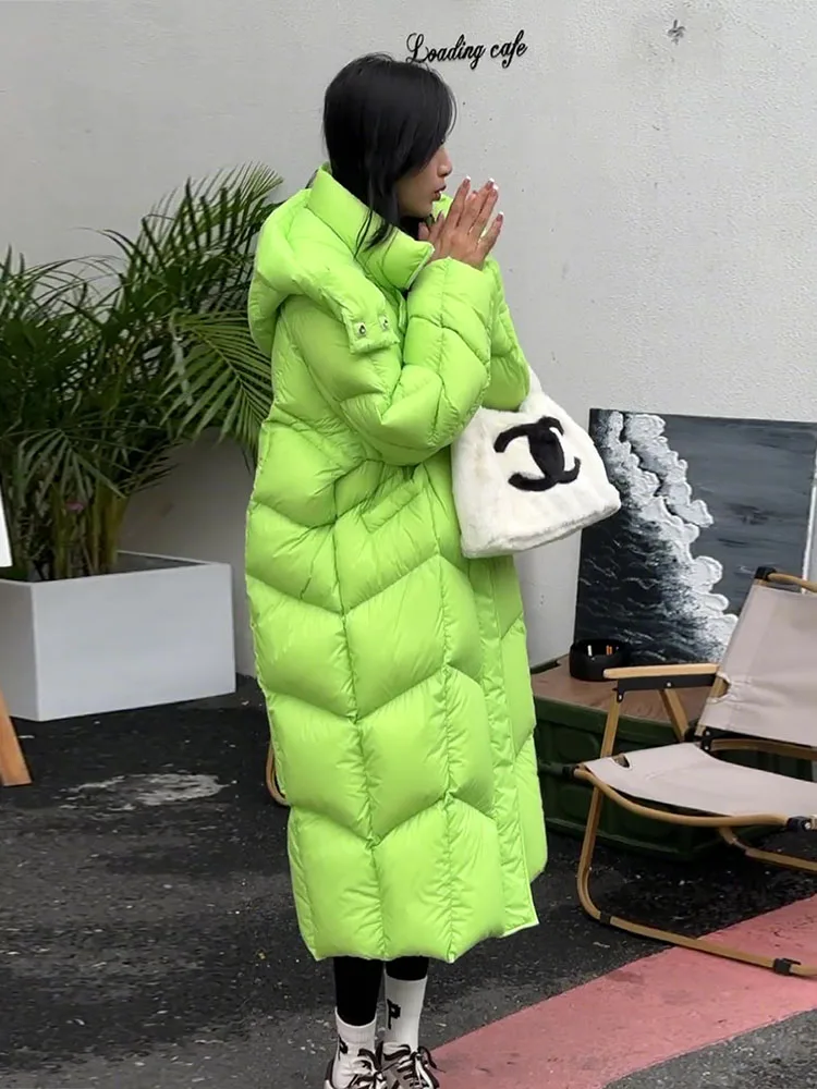 Модное длинное пуховое пальто оверсайз для женщин, новое зимнее белое пуховое пальто до колен, трендовое
Модное длинное пуховое пальто оверсайз для женщин, новое зимнее белое пуховое пальто до колен, трендовое
