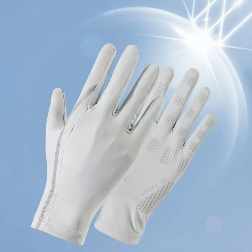 New Touch Screen Ice Silk Gloves Anti-UV Breathable Riding Driving Gloves Non-slip Highly Elastic Driving Mittens Summer
New Touch Screen Ice Silk Gloves Anti-UV Breathable Riding Driving Gloves Non-slip Highly Elastic Driving Mittens Summer
