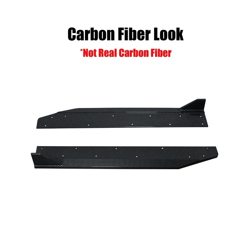 High Quality Black Carbon Fiber Style Side Skirt Extension Spoiler Diffuser Exterior Modification Parts Fit 2024-2025
High Quality Black Carbon Fiber Style Side Skirt Extension Spoiler Diffuser Exterior Modification Parts Fit 2024-2025