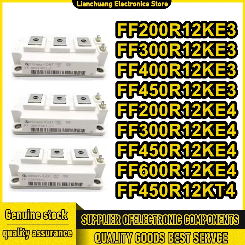 NEW IGBT FF200R12KE3 FF300R12KE3 FF400R12KE3 FF450R12KE3 FF200R12KE4 FF300R12KE4 FF450R12KE4 FF600R12KE4 FF450R12KT4 MODULE
NEW IGBT FF200R12KE3 FF300R12KE3 FF400R12KE3 FF450R12KE3 FF200R12KE4 FF300R12KE4 FF450R12KE4 FF600R12KE4 FF450R12KT4 MODULE