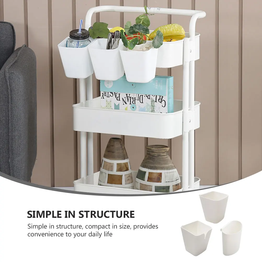 3 PCS Basket Trolley Storage Box Hanging Kitchen Baskets Organizer Plastic Bins for
3 PCS Basket Trolley Storage Box Hanging Kitchen Baskets Organizer Plastic Bins for