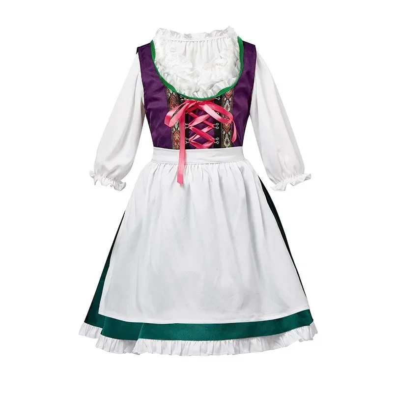 New Bavarian Traditional Dress Child Green Purple Matching Dress A New Fashionable Classic Cosplay Costume Halloween Beer Dress
New Bavarian Traditional Dress Child Green Purple Matching Dress A New Fashionable Classic Cosplay Costume Halloween Beer Dress