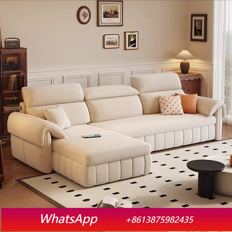 LTT French retro cream style sofa bed dual-purpose foldable storage living room small retractable sofa
LTT French retro cream style sofa bed dual-purpose foldable storage living room small retractable sofa