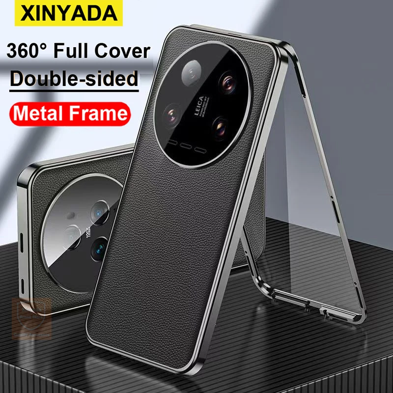 360 Cover For Xiaomi 14 Ultra Case Metal Bumper Tempered Glass Phone Case For Xiaomi 14 Ultra Mi14 Mi 14Ultra Flip Leather Cover
360 Cover For Xiaomi 14 Ultra Case Metal Bumper Tempered Glass Phone Case For Xiaomi 14 Ultra Mi14 Mi 14Ultra Flip Leather Cover