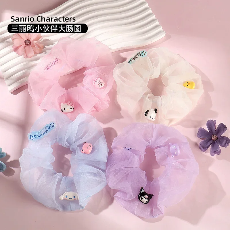 Sanrio Sweet Hello Kitty Kuromi Anime Fairy Hair Accessories Girl Heart Cute Cartoon Cinnamoroll Hair Ring Headwear Rope Gifts
Sanrio Sweet Hello Kitty Kuromi Anime Fairy Hair Accessories Girl Heart Cute Cartoon Cinnamoroll Hair Ring Headwear Rope Gifts