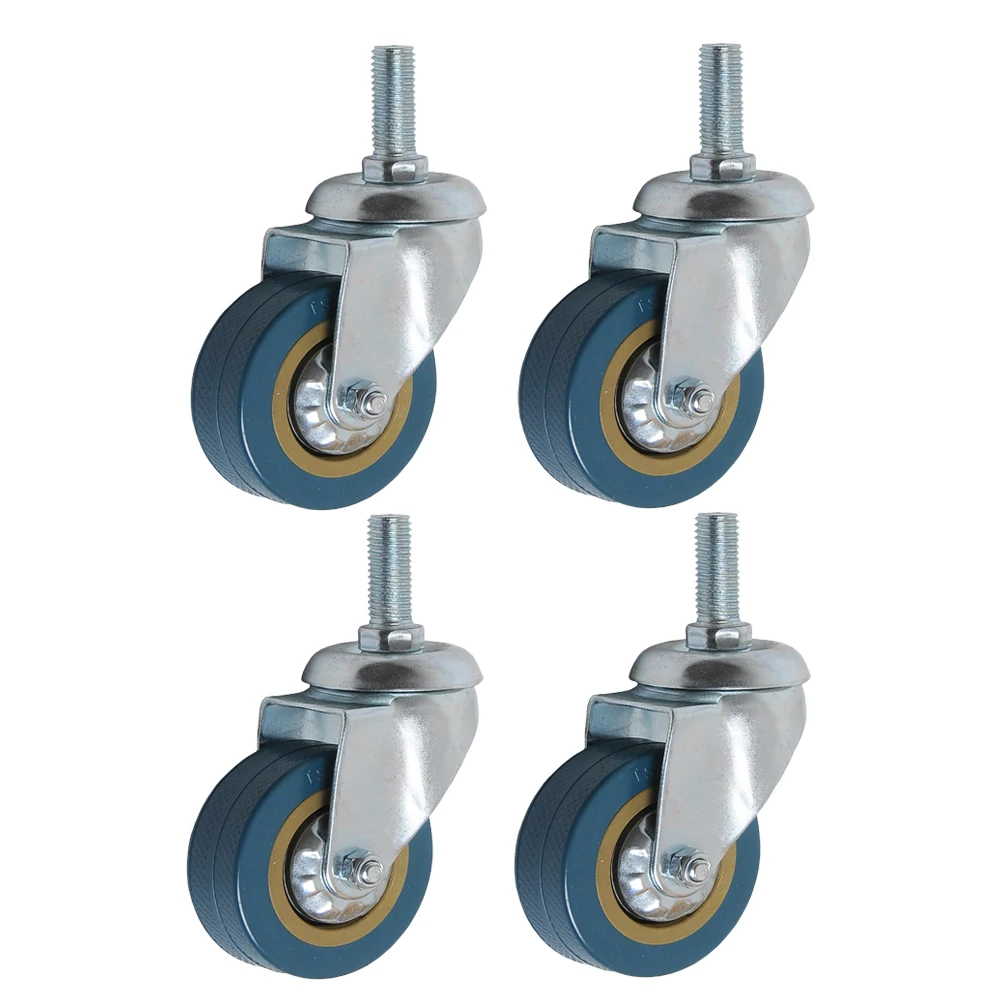 4pcs Heavy-duty Casters PVC Silent Smooth Rolling Industrial Swivel Wheel Furniture Brake Function Anti-aging Hardware
4pcs Heavy-duty Casters PVC Silent Smooth Rolling Industrial Swivel Wheel Furniture Brake Function Anti-aging Hardware