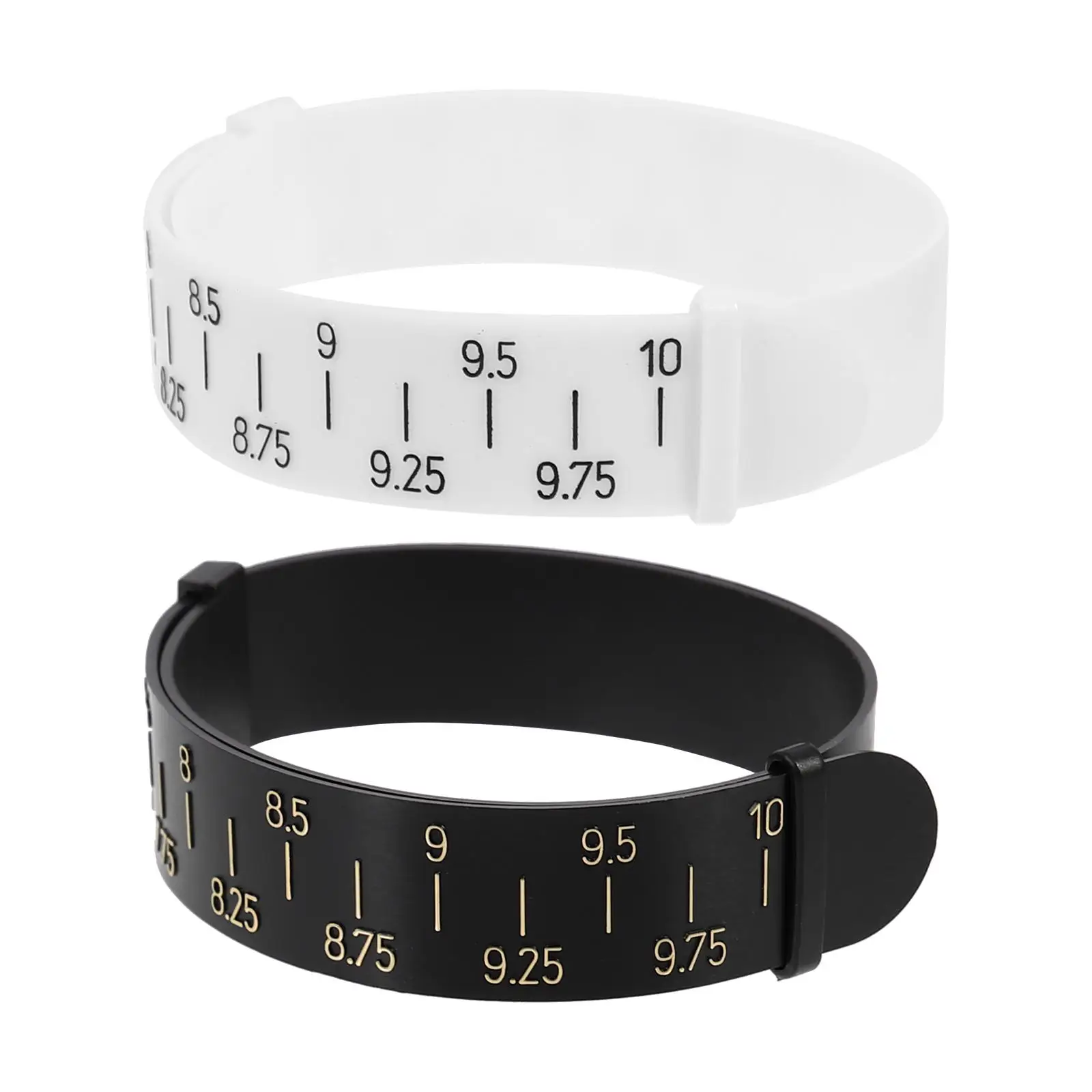 2Pcs Wrist Measuring Tool Gauge Bracelet Bead Weeding Supply Jewelry Metal Black White Inch Practical Use Long Life
2Pcs Wrist Measuring Tool Gauge Bracelet Bead Weeding Supply Jewelry Metal Black White Inch Practical Use Long Life