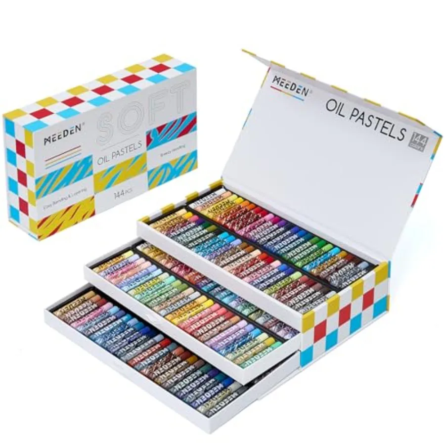 Soft Oil Pastels Set: Vibrant Art Oil Pastels for Blending Layering Shading Drawing - Smooth Oil Pastel Crayons for Artists Beg
Soft Oil Pastels Set: Vibrant Art Oil Pastels for Blending Layering Shading Drawing - Smooth Oil Pastel Crayons for Artists Beg