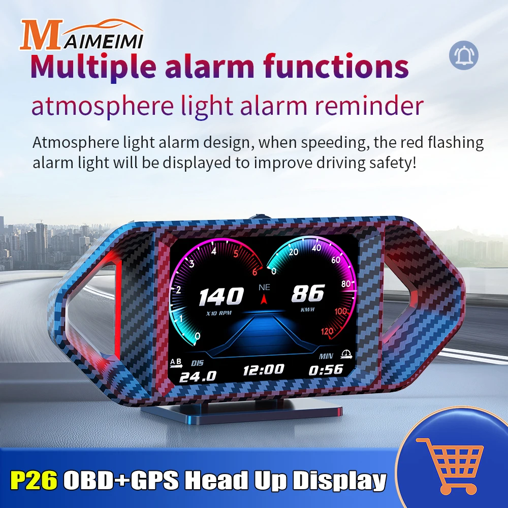 P26 OBD2 + GPS HUD измеритель наклона акселерометр автомобильный проекционный дисплей цифровой спидометр температура воды потребление топлива измеритель оборотов
P26 OBD2 + GPS HUD измеритель наклона акселерометр автомобильный проекционный дисплей цифровой спидометр температура воды потребление топлива измеритель оборотов