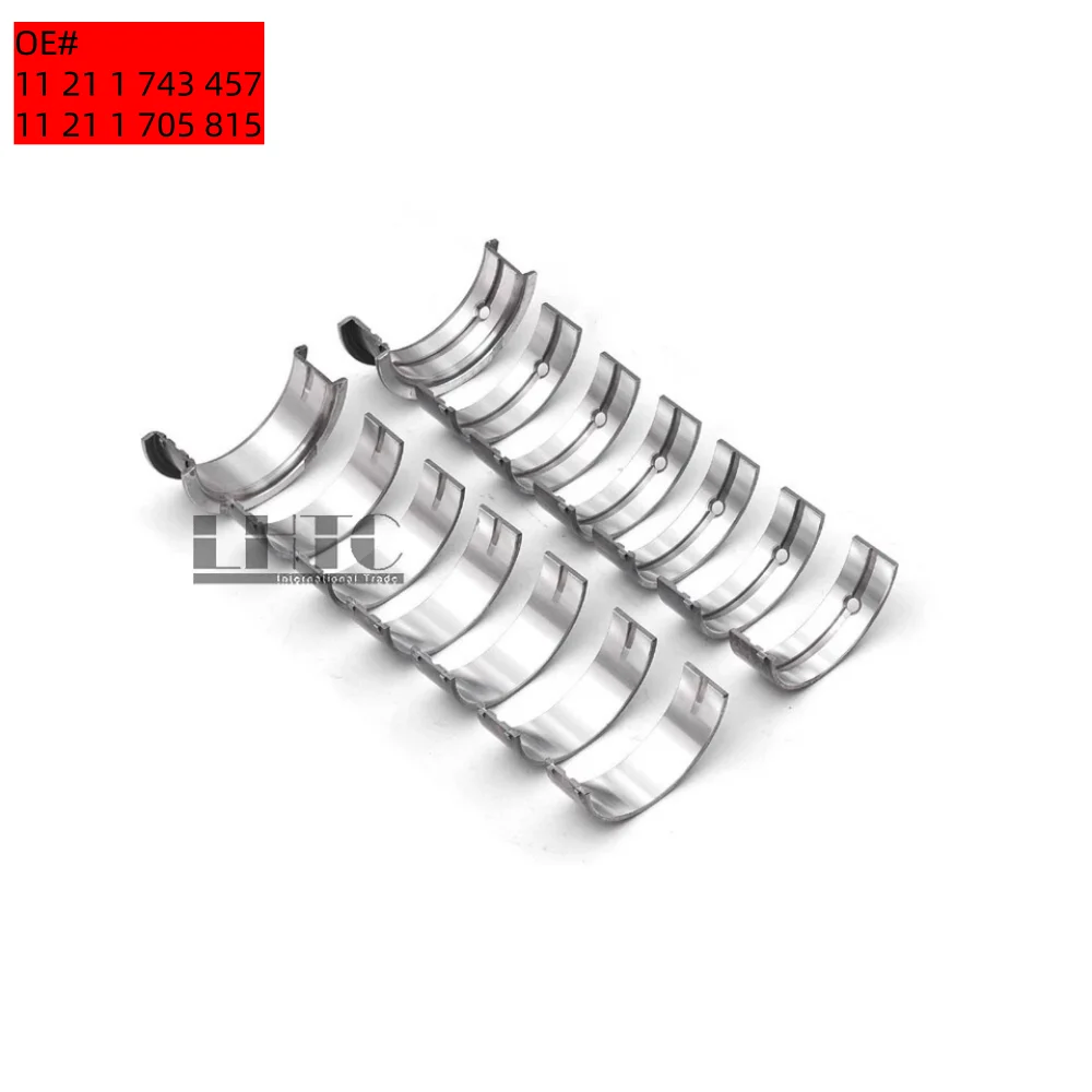 Engine Main Bearings Thrust Set STD For BMW 323i 330Ci E36 E39 E46 M52 M54 S52 OE#11211743457/11211705815 
Engine Main Bearings Thrust Set STD For BMW 323i 330Ci E36 E39 E46 M52 M54 S52 OE#11211743457/11211705815