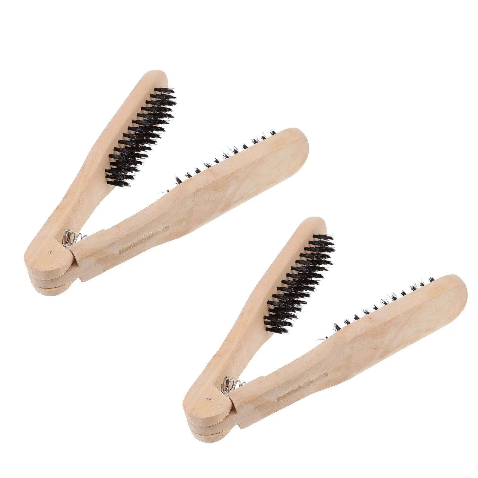 2Pcs Wooden Hair Straightening Brush V-Shaped Bristle Comb for Blow Drying Smooth Frizz Free Styling Salon Home Use
2Pcs Wooden Hair Straightening Brush V-Shaped Bristle Comb for Blow Drying Smooth Frizz Free Styling Salon Home Use