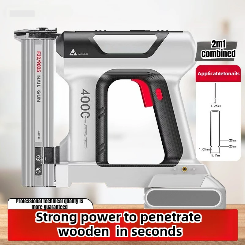 Brushless Electric Nail Gun Machine F3/1022 Straight Staples for 18V Battery Cordless Stapler Portable Home DIY Power Tools
Brushless Electric Nail Gun Machine F3/1022 Straight Staples for 18V Battery Cordless Stapler Portable Home DIY Power Tools