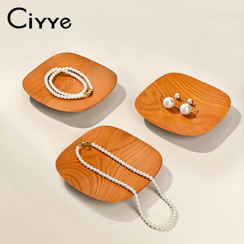 Ciyye Elegant Solid Wood Jewelry Display Plate Ring Bracelet Earring Necklac Jewelry Display Plate Jewelry Display Storage Props
Ciyye Elegant Solid Wood Jewelry Display Plate Ring Bracelet Earring Necklac Jewelry Display Plate Jewelry Display Storage Props