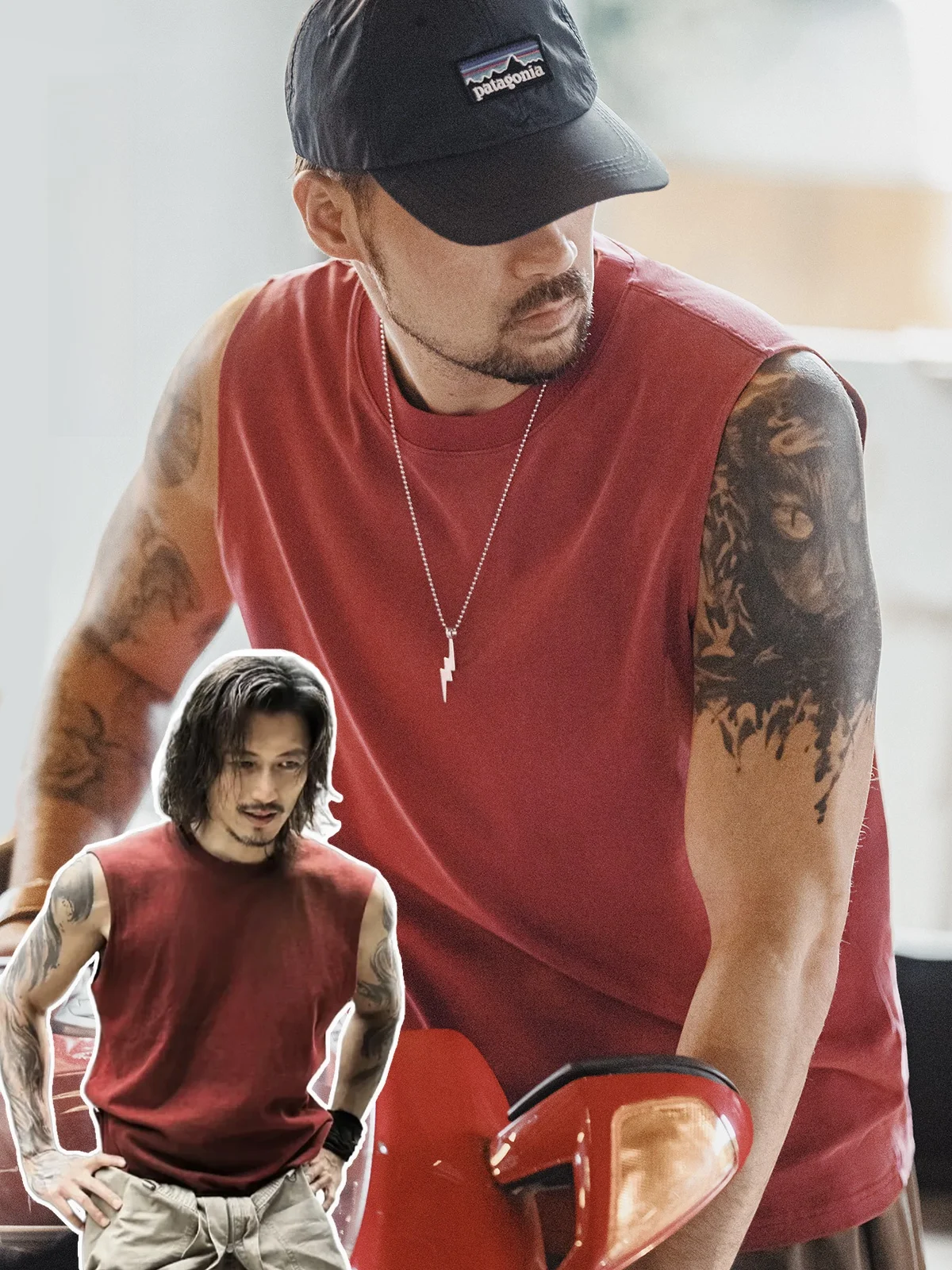 Maden American Sle красный жилет хлопковая футболка Fitn Svel мужская летняя повседневная круглая майка Ne Sweaa чистый цвет
Maden American Sle красный жилет хлопковая футболка Fitn Svel мужская летняя повседневная круглая майка Ne Sweaa чистый цвет