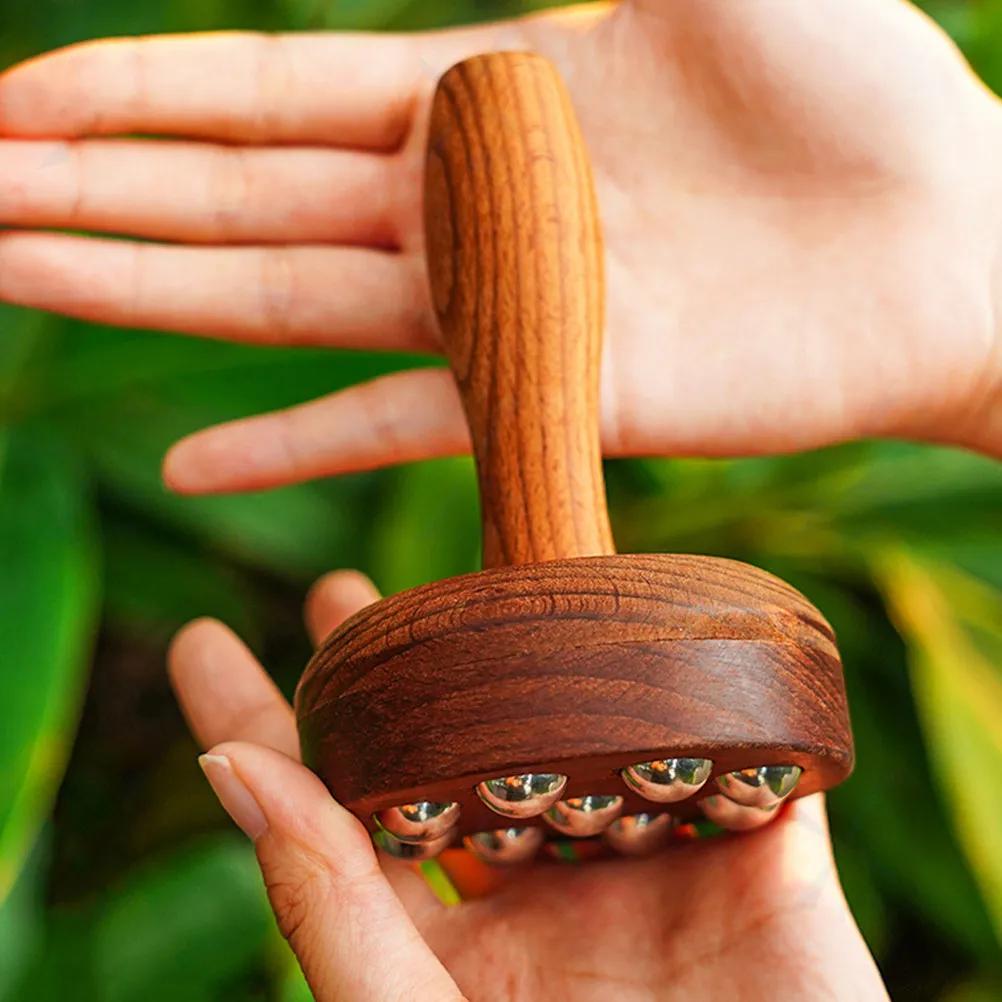 Wooden Detachable 9-Ball Massage Roller Ergonomic Handheld Design for Shoulder Neck Back Thigh Muscle Tension Relief Portable
Wooden Detachable 9-Ball Massage Roller Ergonomic Handheld Design for Shoulder Neck Back Thigh Muscle Tension Relief Portable