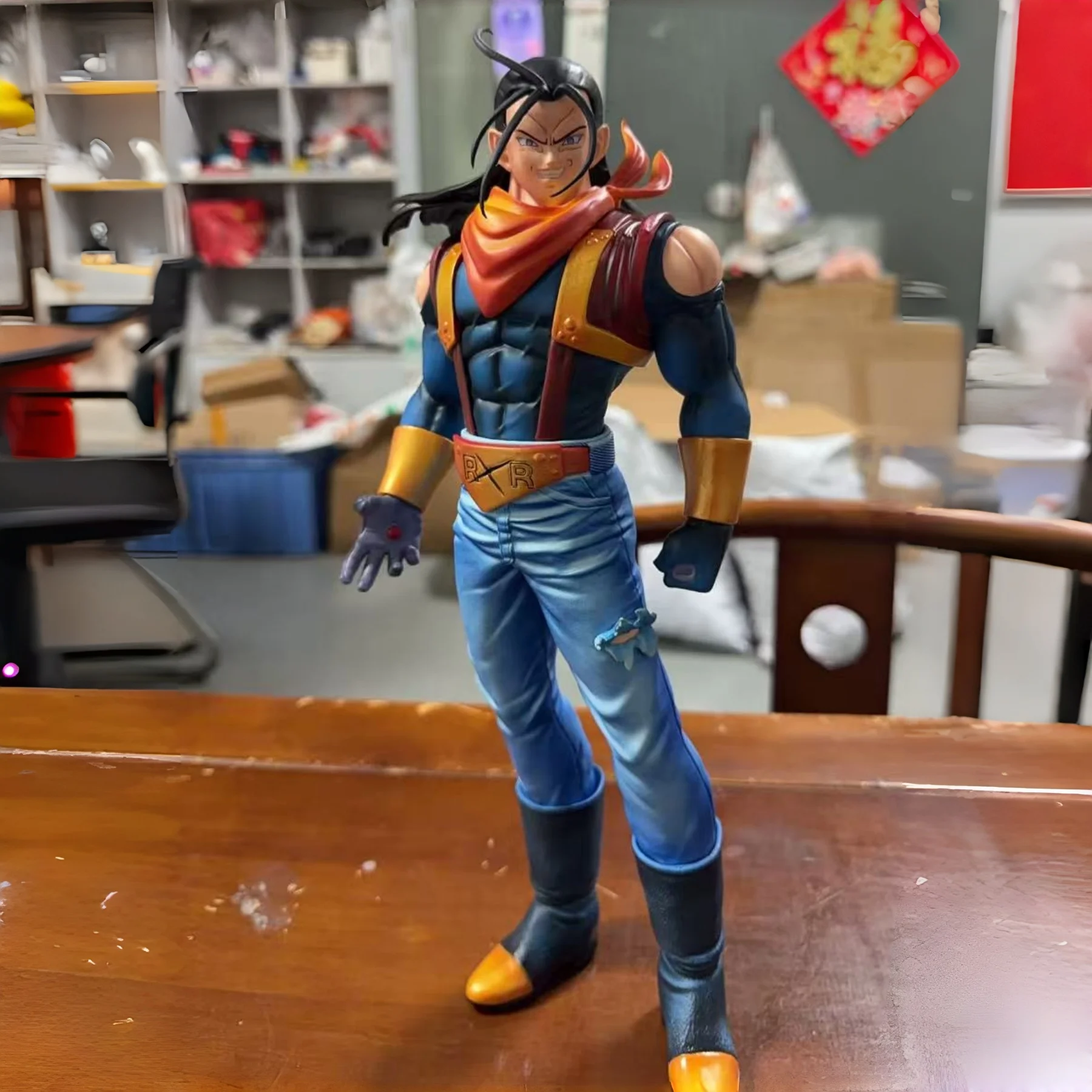 In Stock 35cm Dragon Ball Z Android 17 Anime Figures Super Android 17 Figures Pvc Statue Collection Model Decoration Toys Gifts
In Stock 35cm Dragon Ball Z Android 17 Anime Figures Super Android 17 Figures Pvc Statue Collection Model Decoration Toys Gifts