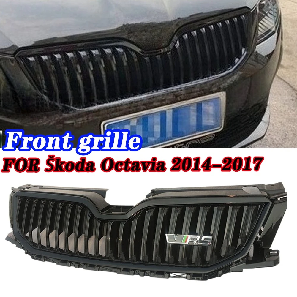 Suitable for Skoda Octavia Center Mesh Modified Elegance Overseas Edition Glossy Black Front Grille Mesh 2014-2017
Suitable for Skoda Octavia Center Mesh Modified Elegance Overseas Edition Glossy Black Front Grille Mesh 2014-2017