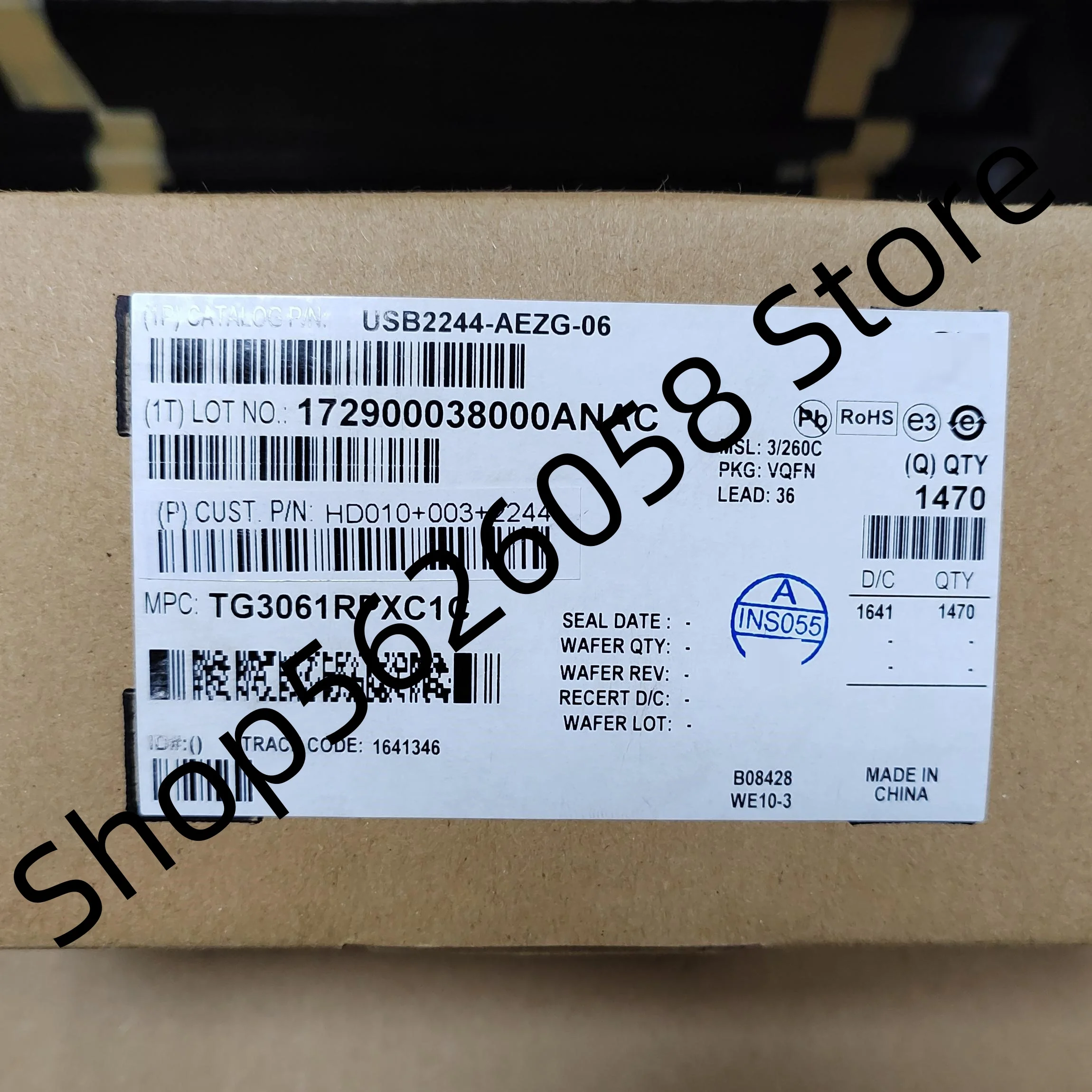 10PCS/LOT USB2244-AEZG-06 USB2244-06 QFN USB Interface IC Ultra Fast USB 2.0 Flash Media
10PCS/LOT USB2244-AEZG-06 USB2244-06 QFN USB Interface IC Ultra Fast USB 2.0 Flash Media