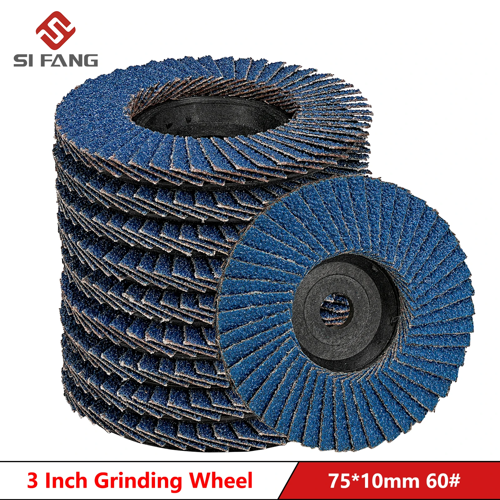 10pcs 3 Inch Flat Flap Discs 75mm Grinding Wheels Wood Cutting Carbon Steel For Angle Grinder Sanding Polishing Tool Accessories
10pcs 3 Inch Flat Flap Discs 75mm Grinding Wheels Wood Cutting Carbon Steel For Angle Grinder Sanding Polishing Tool Accessories