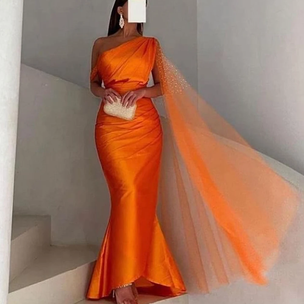 High Quality Mermaid Floor Length Straples Satin Sleeveless Pleats Evening Dress Classic Photo Color فساتين سهره نسائيه فخمة
High Quality Mermaid Floor Length Straples Satin Sleeveless Pleats Evening Dress Classic Photo Color فساتين سهره نسائيه فخمة