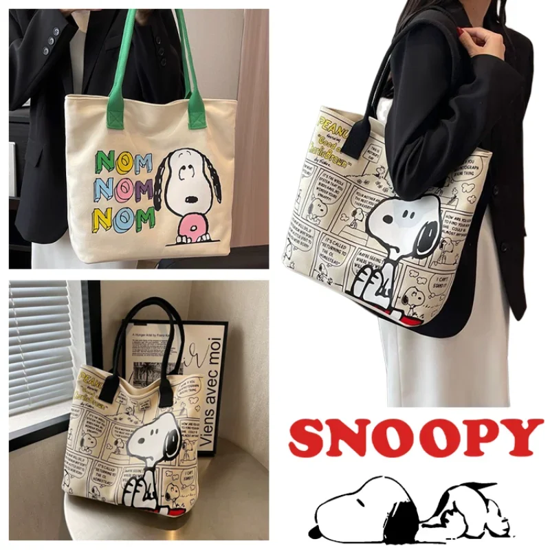 Сумка-тоут Snoopy женская, милый вместительный саквояж на плечо в стиле аниме для покупок, путешествий, школы, хранения подмышек книг
Сумка-тоут Snoopy женская, милый вместительный саквояж на плечо в стиле аниме для покупок, путешествий, школы, хранения подмышек книг