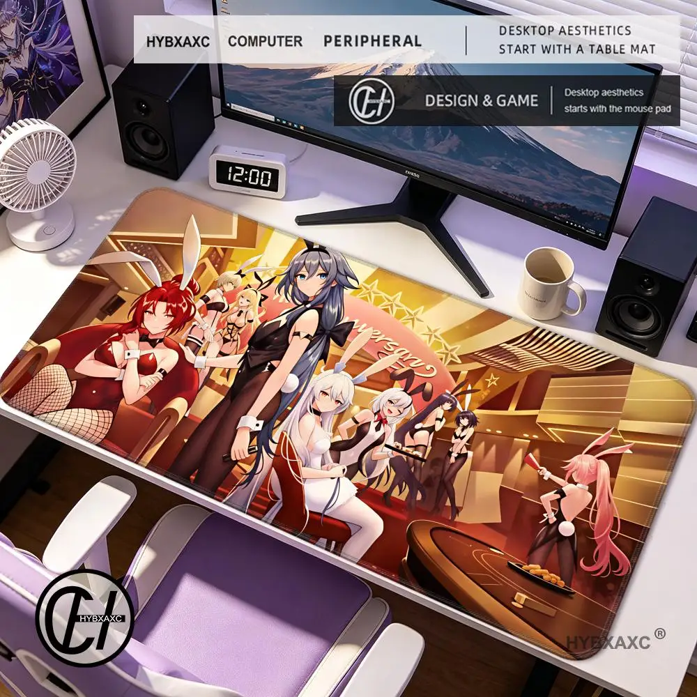 HYBXAXC Honkai Impact 3rd Bunny Girl Elysia Bronya Zaychik Raiden Mei Mousepad Keyboard Pad Sexy Anime Game MousePad
HYBXAXC Honkai Impact 3rd Bunny Girl Elysia Bronya Zaychik Raiden Mei Mousepad Keyboard Pad Sexy Anime Game MousePad