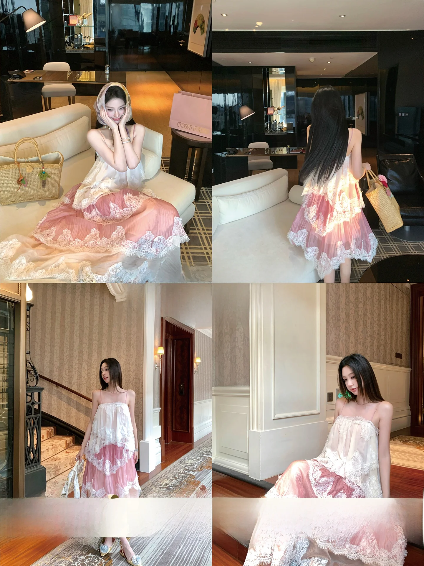 Okaaay Gradient Lace Strapless Dress Women's Atmosphere Holiday Cake Long Dress Casual Style Fairy Skirt Loose Fit Polyester ...
Okaaay Gradient Lace Strapless Dress Women's Atmosphere Holiday Cake Long Dress Casual Style Fairy Skirt Loose Fit Polyester ...