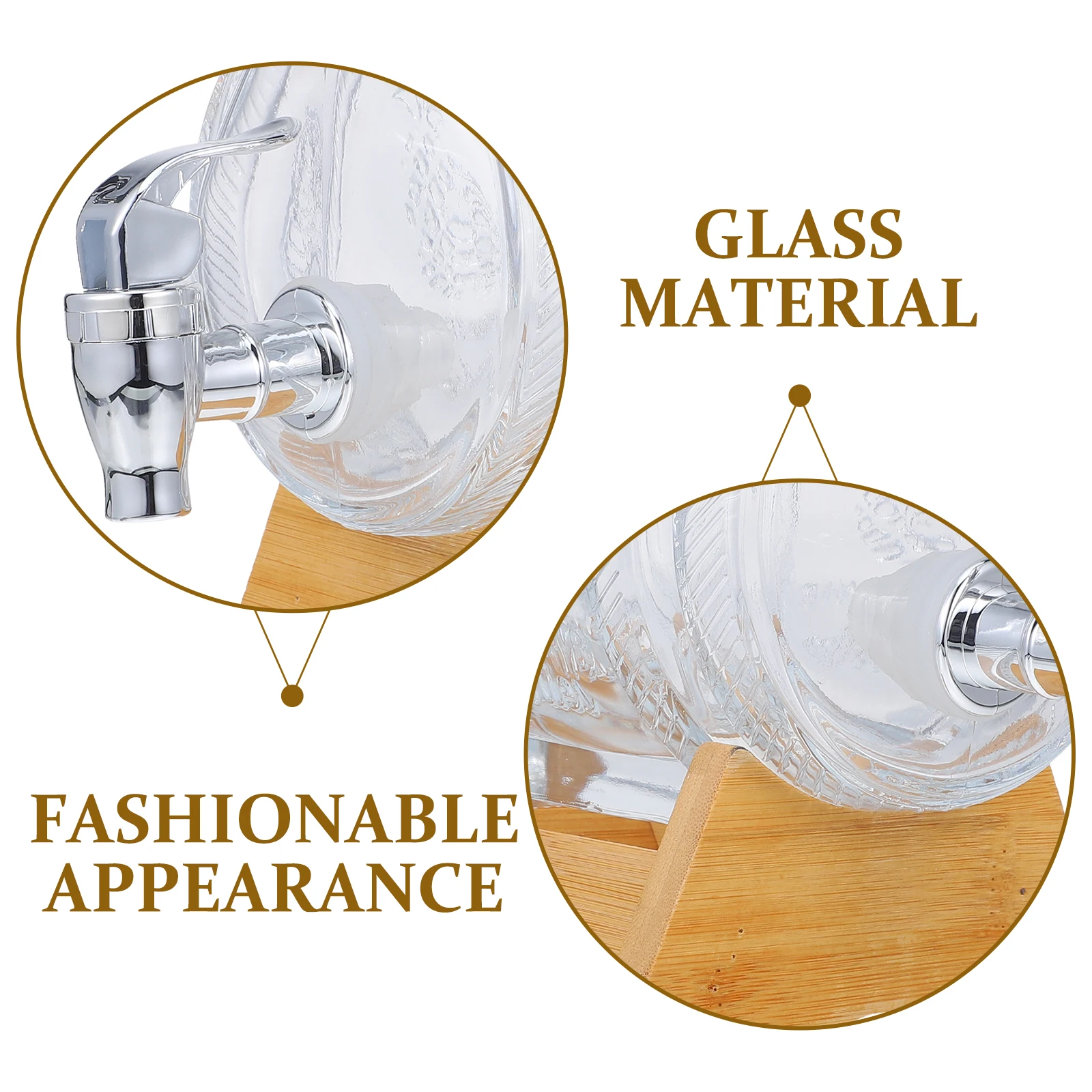 1 set Stainless Steel Beverage Dispenser Glass Wine Barrel For Brandy Whisky Vodka Rum Glassware Drink Container Party Wedding
1 set Stainless Steel Beverage Dispenser Glass Wine Barrel For Brandy Whisky Vodka Rum Glassware Drink Container Party Wedding