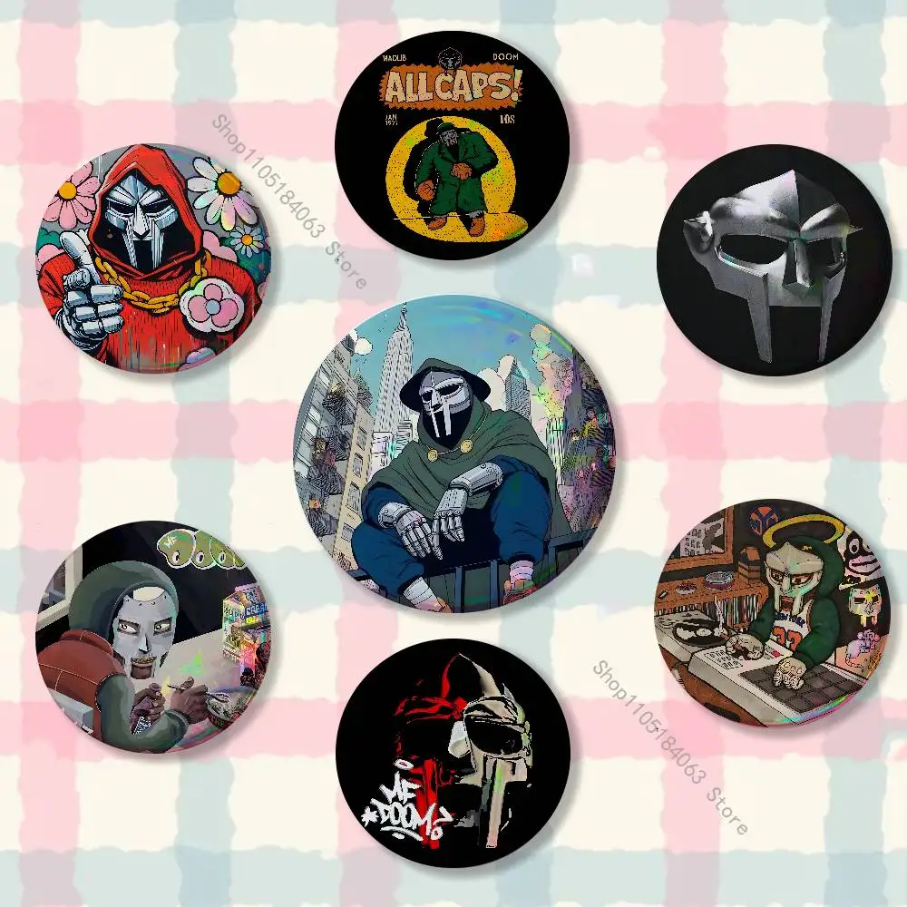MF Rapper D-Doom Laser reflective round badges pins bag clothing decorations collectibles gifts for friends
MF Rapper D-Doom Laser reflective round badges pins bag clothing decorations collectibles gifts for friends