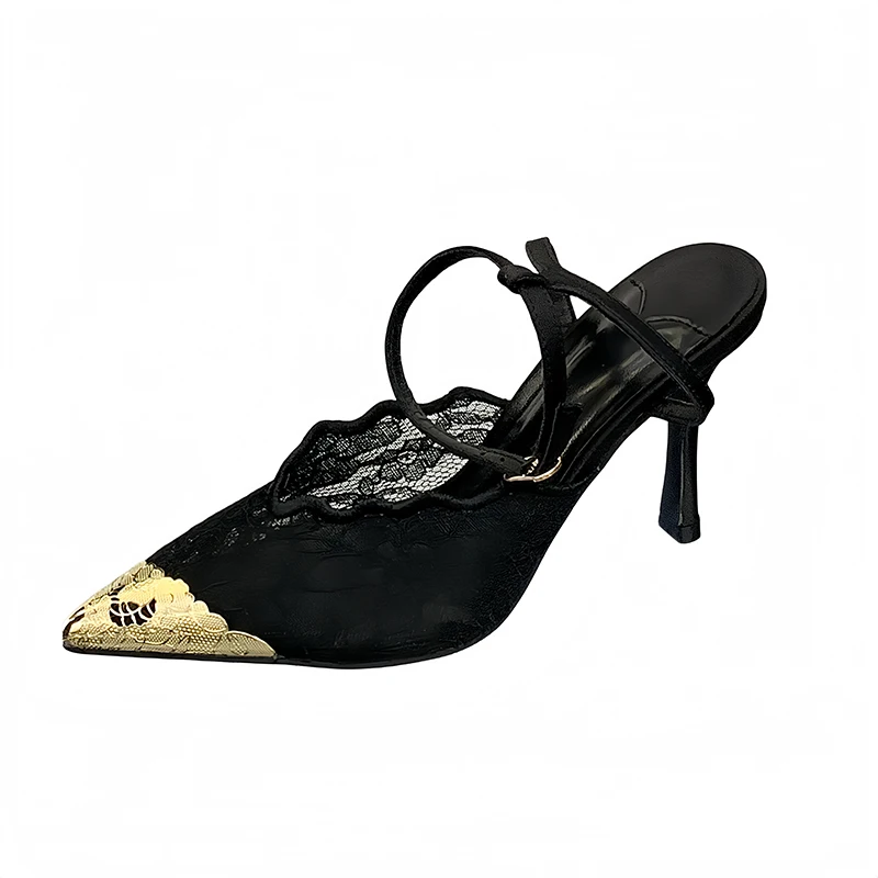 Pink Pointed Toe Heels Summer Lace Embroidery Ladies High Heels Elegant Shoes Slingback Pumps Black Shoes Woman Size 41
Pink Pointed Toe Heels Summer Lace Embroidery Ladies High Heels Elegant Shoes Slingback Pumps Black Shoes Woman Size 41