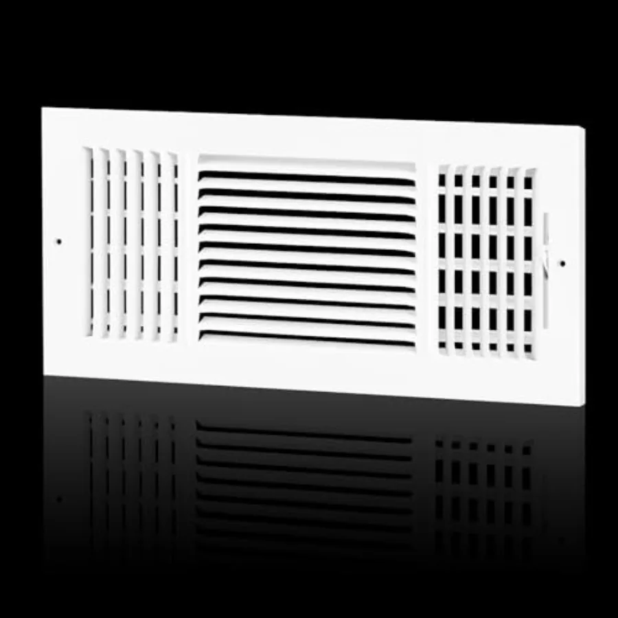 14 x 6 Inch Duct Opening Air Vent Cover for or Ceiling, Three-Way HVAC Ceiling iter Vent Cover for He, 3 Way Adjutable teel Ven
14 x 6 Inch Duct Opening Air Vent Cover for or Ceiling, Three-Way HVAC Ceiling iter Vent Cover for He, 3 Way Adjutable teel Ven