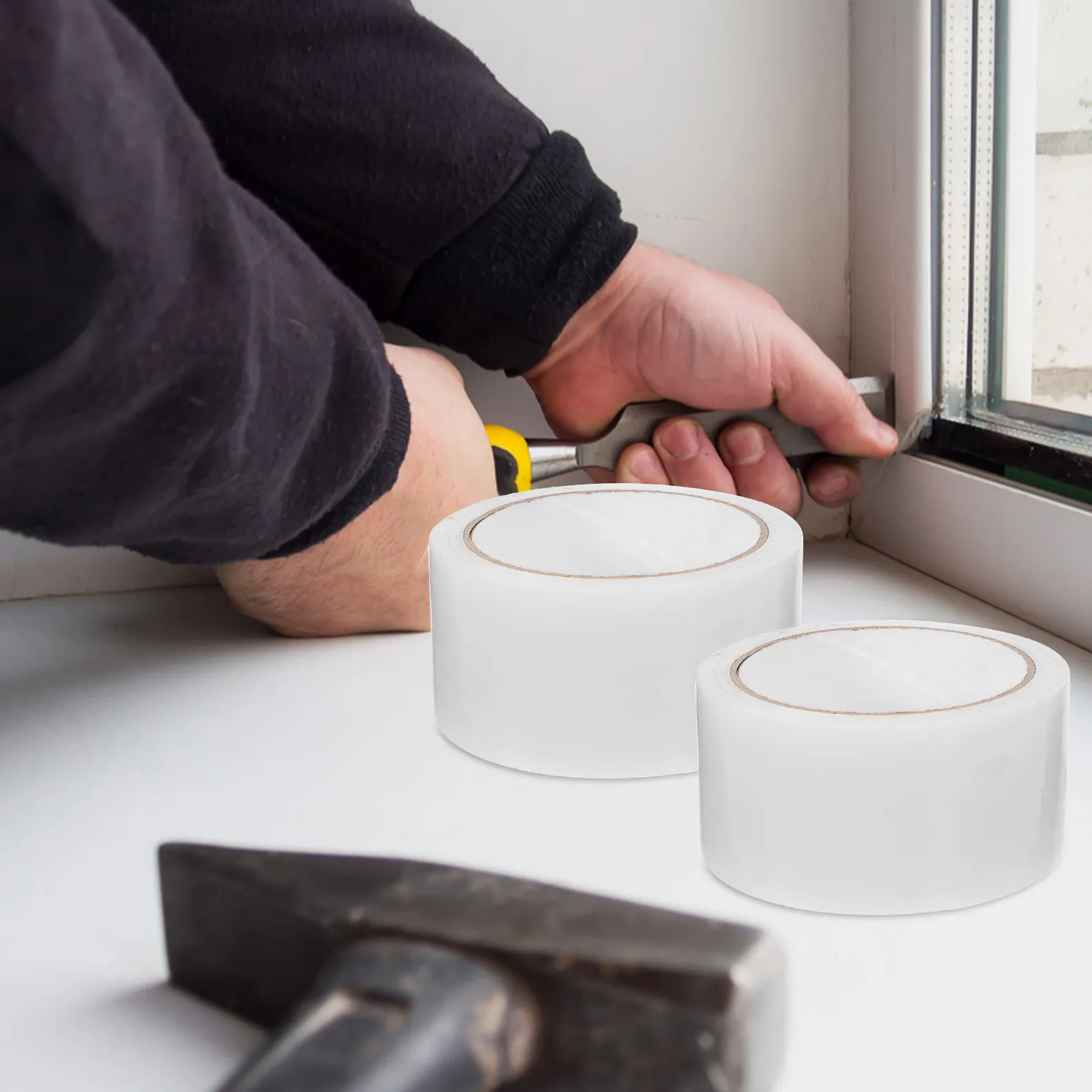 2 Rolls Clear Windproof Tape Strong Adhesive Window Sealing Tape Waterproof Weatherproof Draft Proof Door Gap Seal Strip
2 Rolls Clear Windproof Tape Strong Adhesive Window Sealing Tape Waterproof Weatherproof Draft Proof Door Gap Seal Strip