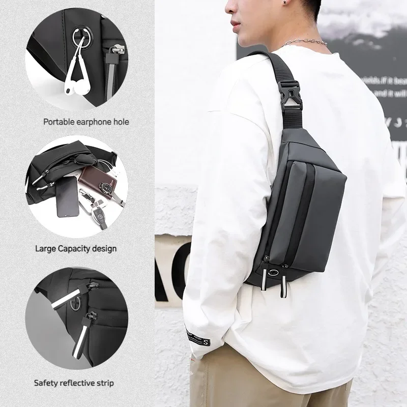 Men Waterproof Belt Bag Fashion Chest Pack Male Waterproof Waist Bag Outdoor Sports Fanny Pack Men's Travel Shoulder Bags
Men Waterproof Belt Bag Fashion Chest Pack Male Waterproof Waist Bag Outdoor Sports Fanny Pack Men's Travel Shoulder Bags