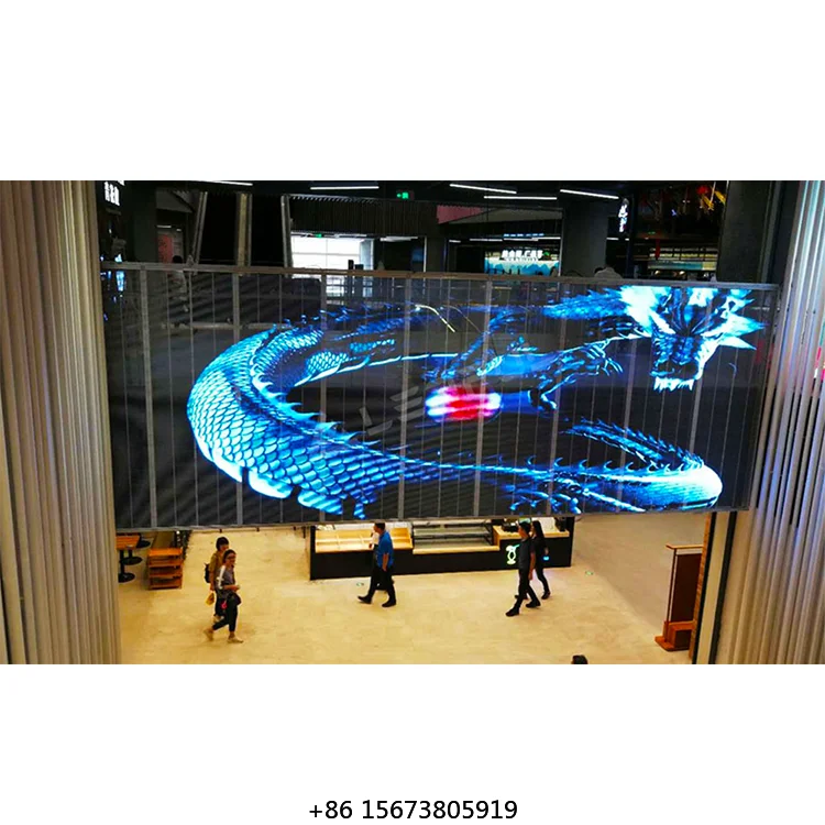 Clear Transparent LED Display Video TV Wall P3.91mm Indoor LED Mesh Curtain Digital Signage Displays LED Screen
Clear Transparent LED Display Video TV Wall P3.91mm Indoor LED Mesh Curtain Digital Signage Displays LED Screen