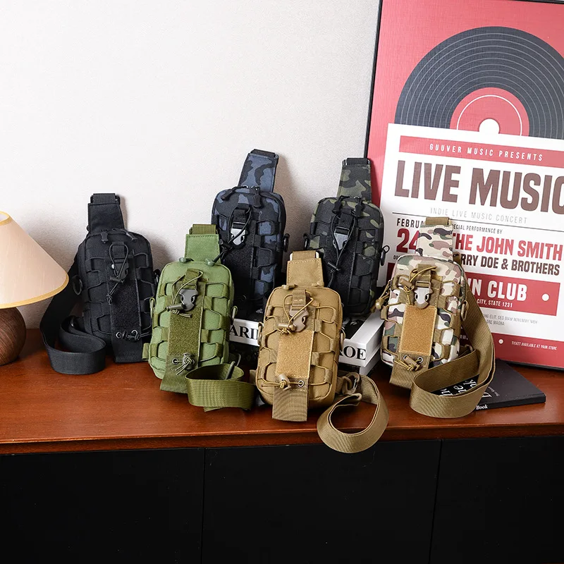 Oxford fabric tactical functional wear-resistant chest bag, cycling outdoor multi-functional waterproof crossbody small bag
Oxford fabric tactical functional wear-resistant chest bag, cycling outdoor multi-functional waterproof crossbody small bag