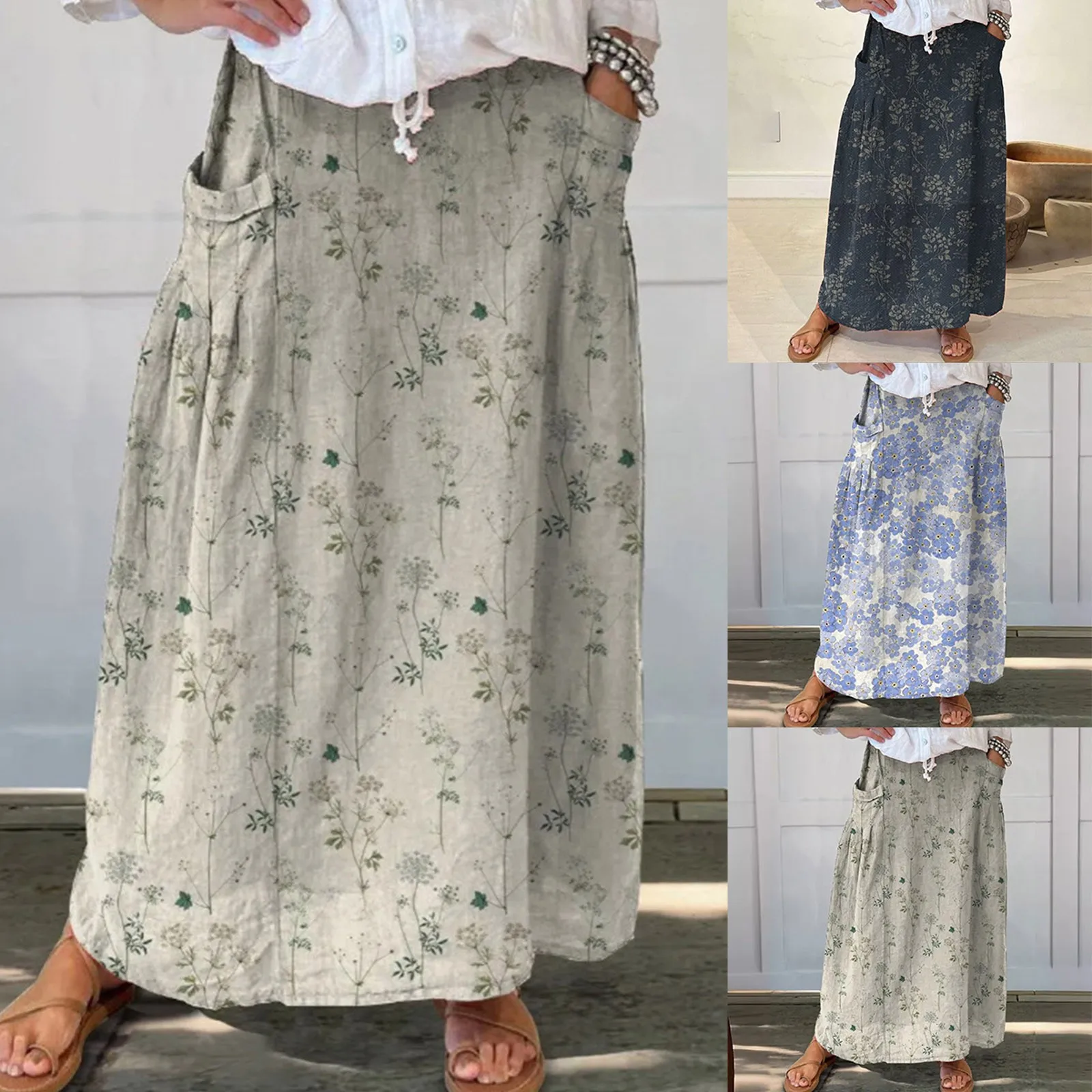 Women's Retro Floral Art Linen Elastic Faux Leather Pleated Skirt Skirt Outfits for Women Dance Skirts for Women Skirt Overalls
Women's Retro Floral Art Linen Elastic Faux Leather Pleated Skirt Skirt Outfits for Women Dance Skirts for Women Skirt Overalls
